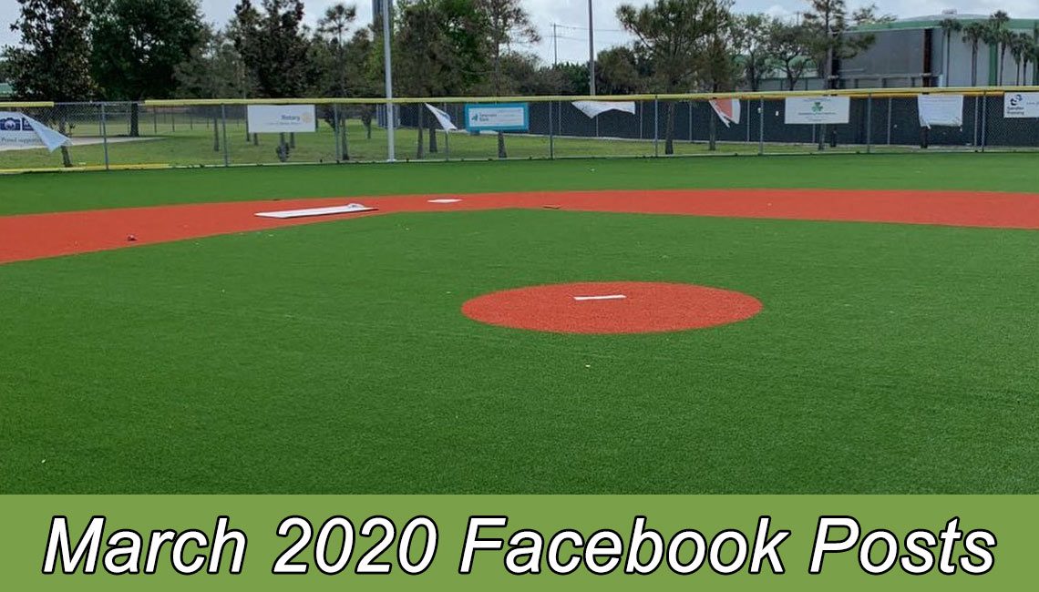 March 2020 Facebook Posts
