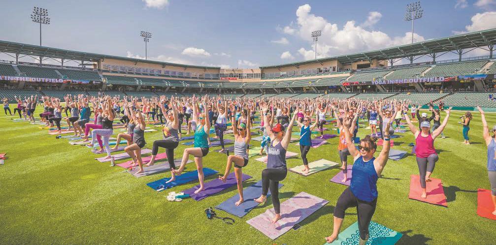 Yoga In the Outfield